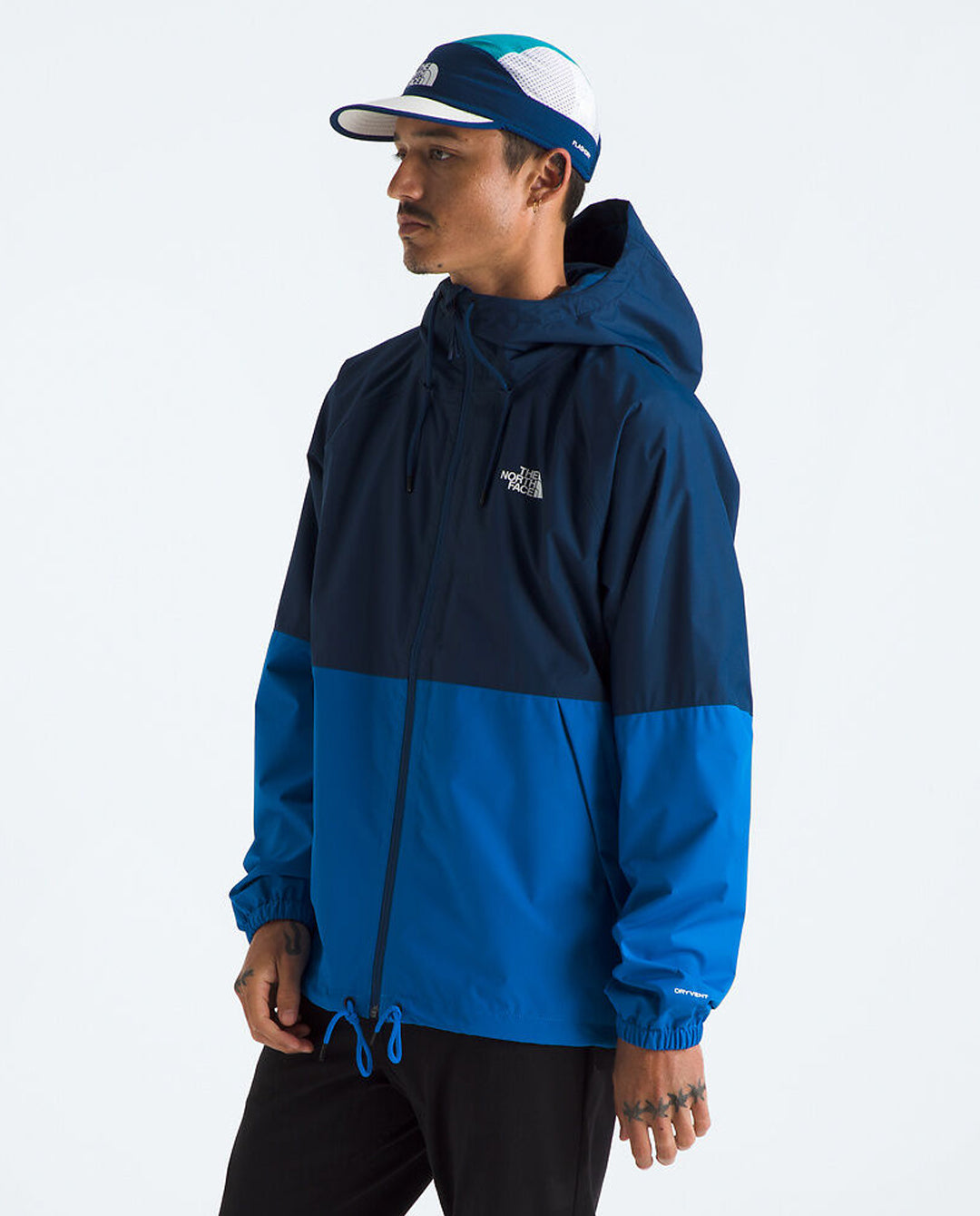 The North Face - Antora Rain Hood - Estate Blue/Hero Blue Jackets The North Face