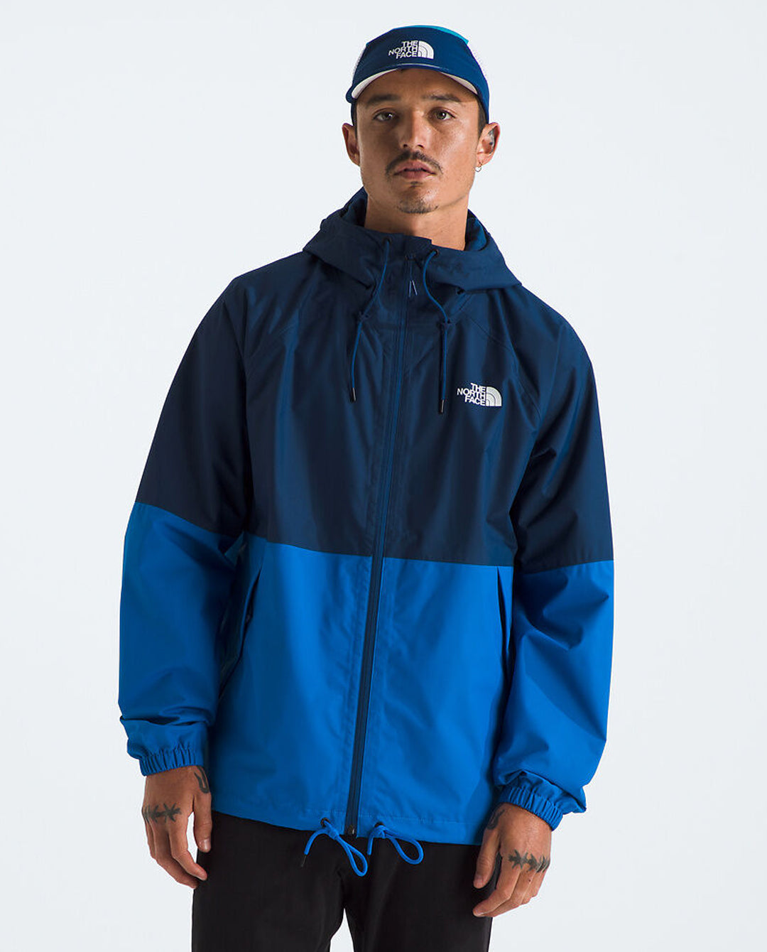 The North Face - Antora Rain Hood - Estate Blue/Hero Blue Jackets The North Face