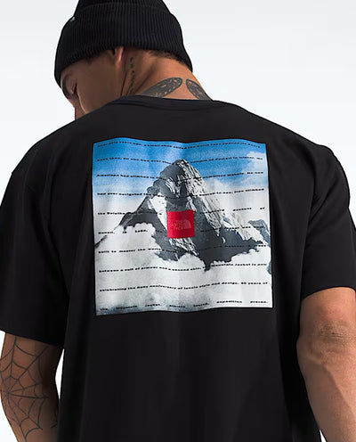 The North Face - Men’s 40th Anniversary Mountain Jacket Heavyweight Tee - Black T-Shirts The North Face