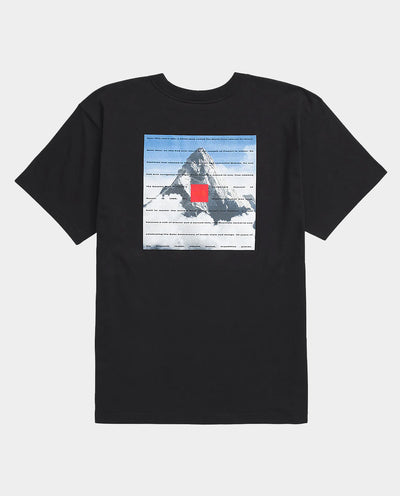 The North Face - Men’s 40th Anniversary Mountain Jacket Heavyweight Tee - Black T-Shirts The North Face