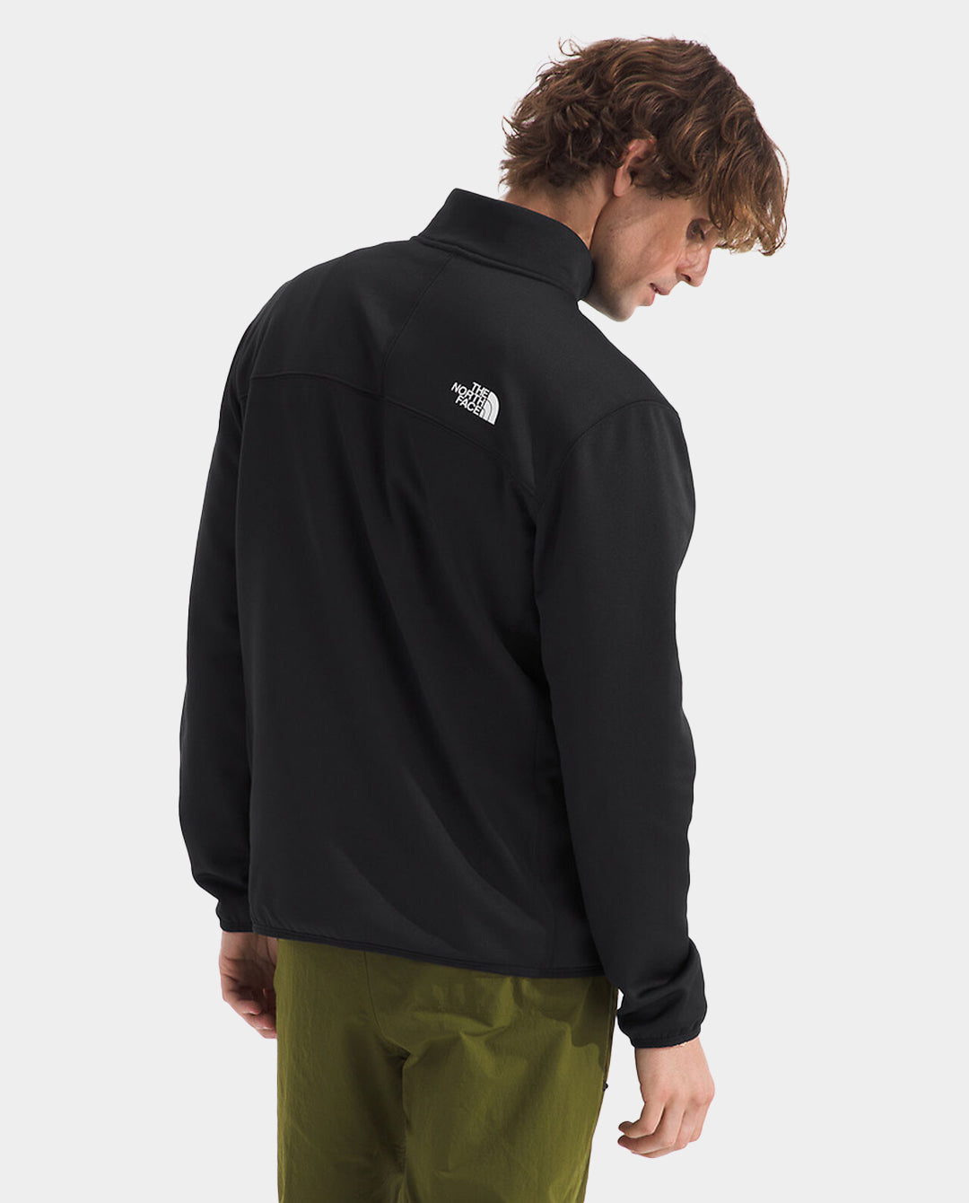 The North Face - Men’s Crest 1/4 Zip - Black | FallenFront