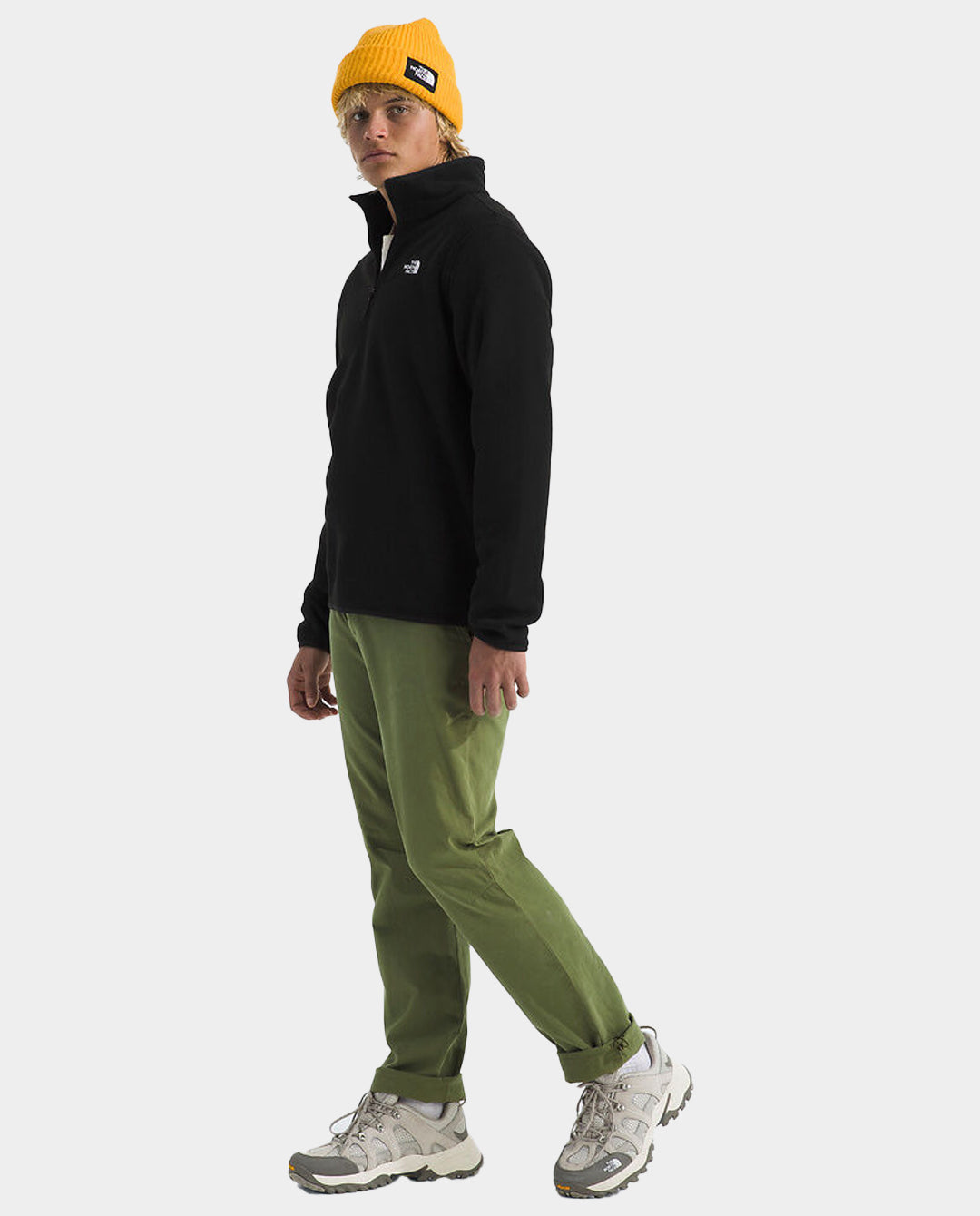 The North Face - Men’s Glacier Fleece Quarter-Zip Jacket - TNF Black fleece The North Face