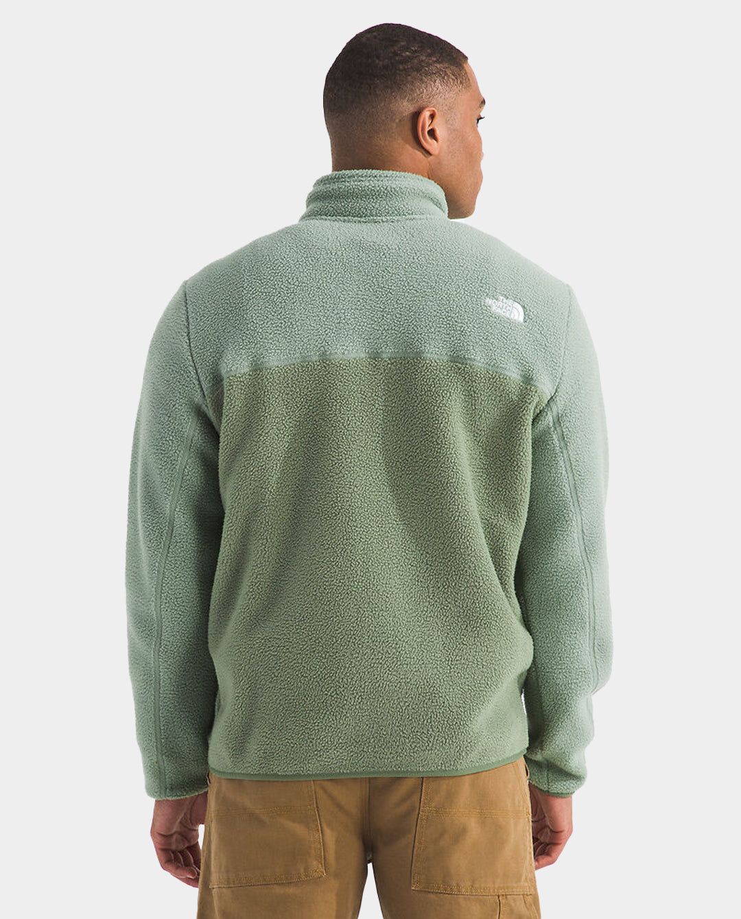 The North Face - Men's Yumiori Full Zip Fleece - Bark Mist/Slate Moss/Fizz Lime fleece The North Face