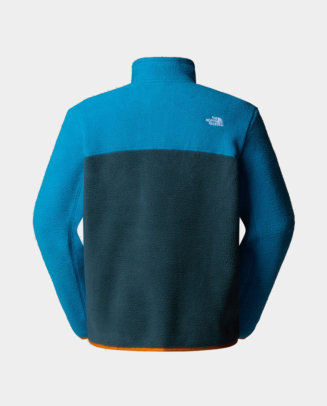 The North Face - Men’s Yumiori Quarter Zip Fleece - Deep Cypress/Agate Blue/Agate Orange fleece The North Face