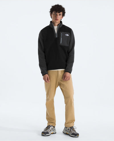 The North Face - Men’s Yumiori Quarter Zip Fleece - TNF Black/Asphalt fleece The North Face