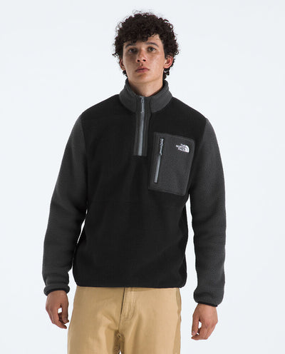 The North Face - Men’s Yumiori Quarter Zip Fleece - TNF Black/Asphalt fleece The North Face
