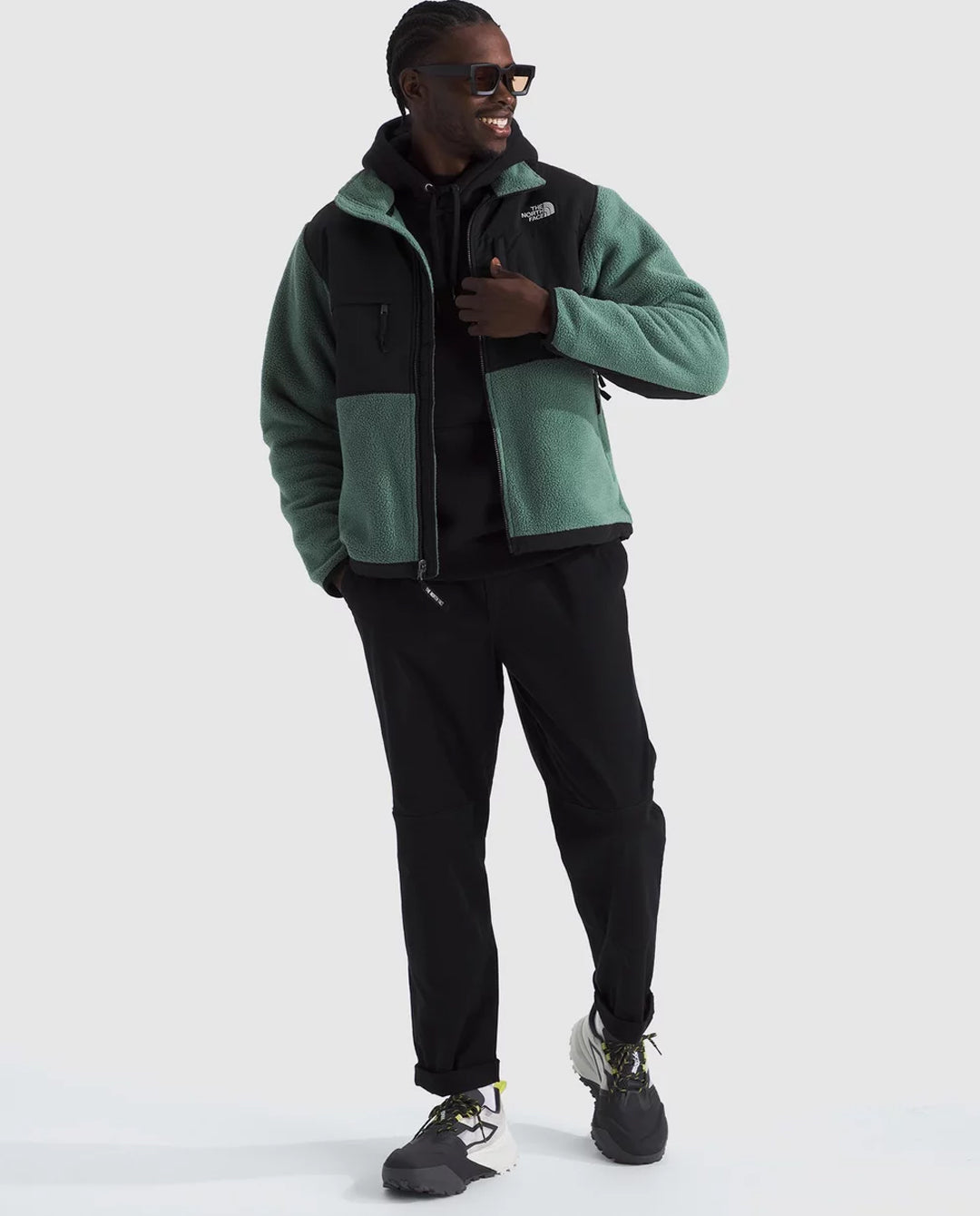 The North Face - Retro Denali Jacket - Duck Green fleece The North Face