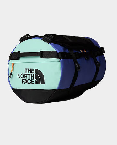 The North Face - Small Base Camp Duffel - Indigo Plum, Foam Papaya Bags The North Face