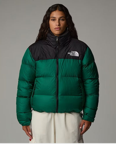 The North Face - Women’s 1996 Retro Nuptse Jacket - Evergreen Jackets The North Face