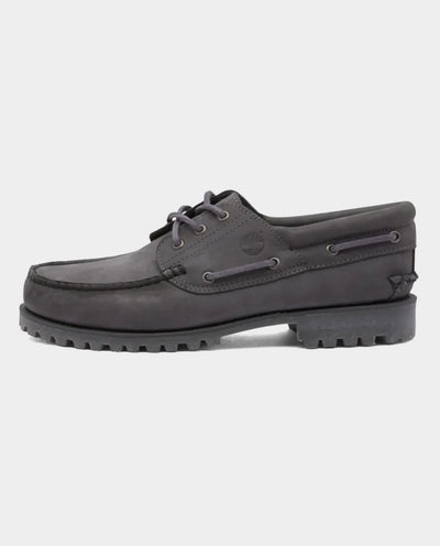 Timberland - Mens Heritage 3-Eye Classic Lug - Dark Grey Nubuck Shoes Timberland