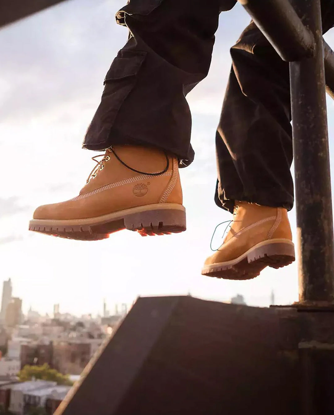 Timberland - Men’s Premium 6-Inch Waterproof Boot - Wheat Nubuck Shoes Timberland