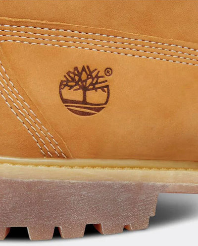 Timberland - Men’s Premium 6-Inch Waterproof Boot - Wheat Nubuck Shoes Timberland