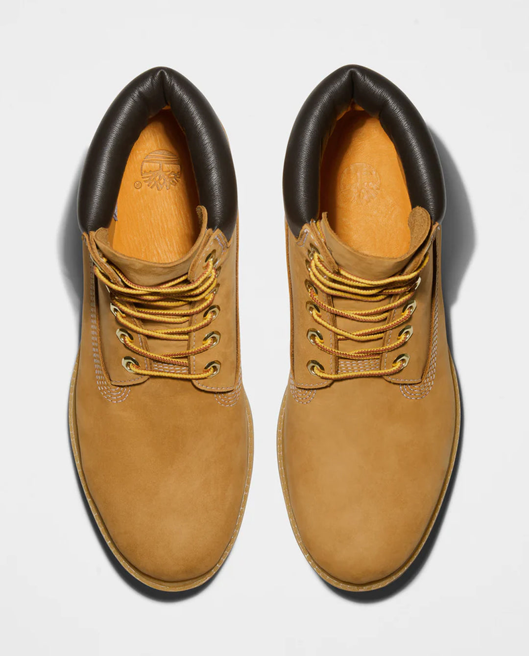 Timberland - Men’s Premium 6-Inch Waterproof Boot - Wheat Nubuck Shoes Timberland