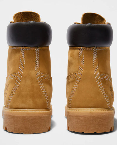 Timberland - Men’s Premium 6-Inch Waterproof Boot - Wheat Nubuck Shoes Timberland