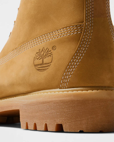 Timberland - Men’s Premium 6-Inch Waterproof Boot - Wheat Nubuck Shoes Timberland