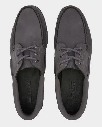Timberland - Mens Heritage 3-Eye Classic Lug - Dark Grey Nubuck Shoes Timberland