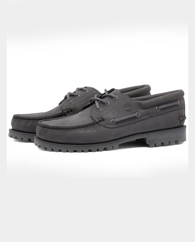 Timberland - Mens Heritage 3-Eye Classic Lug - Dark Grey Nubuck Shoes Timberland