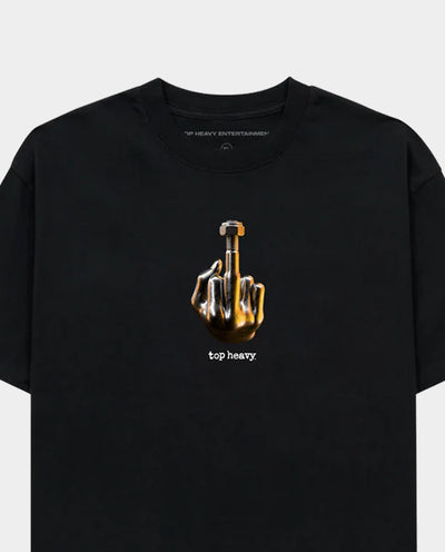 Top Heavy - Heavy Metal T-Shirt - Black T-Shirts Top Heavy