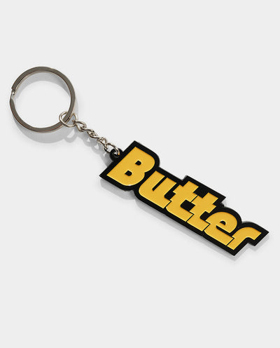 Butter Goods - Transit Enamel Keychain - Yellow Lifestyle Butter Goods