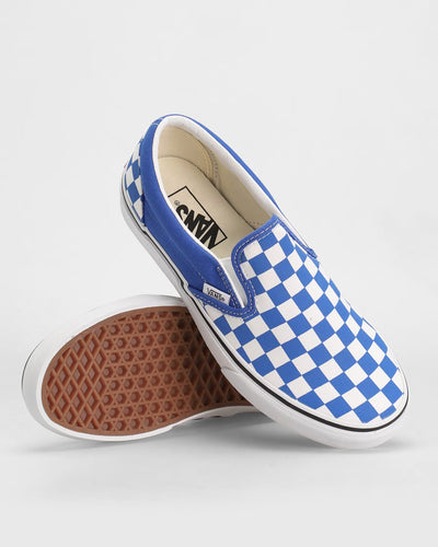 Vans - Classic Slip On Checkerboard - Dazzling Blue