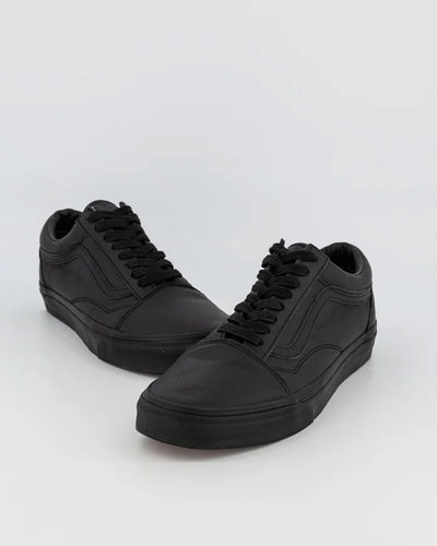 Vans - Old Skool Leather - Black / Black