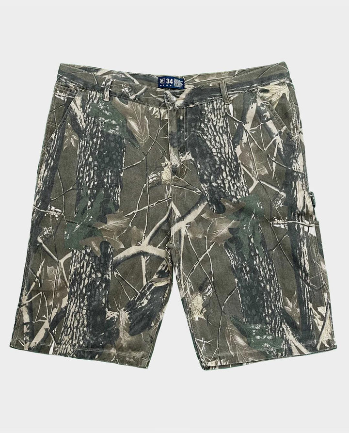 Vic Baggy Carpenter Shorts in Camo | FallenFront NZ | Afterpay