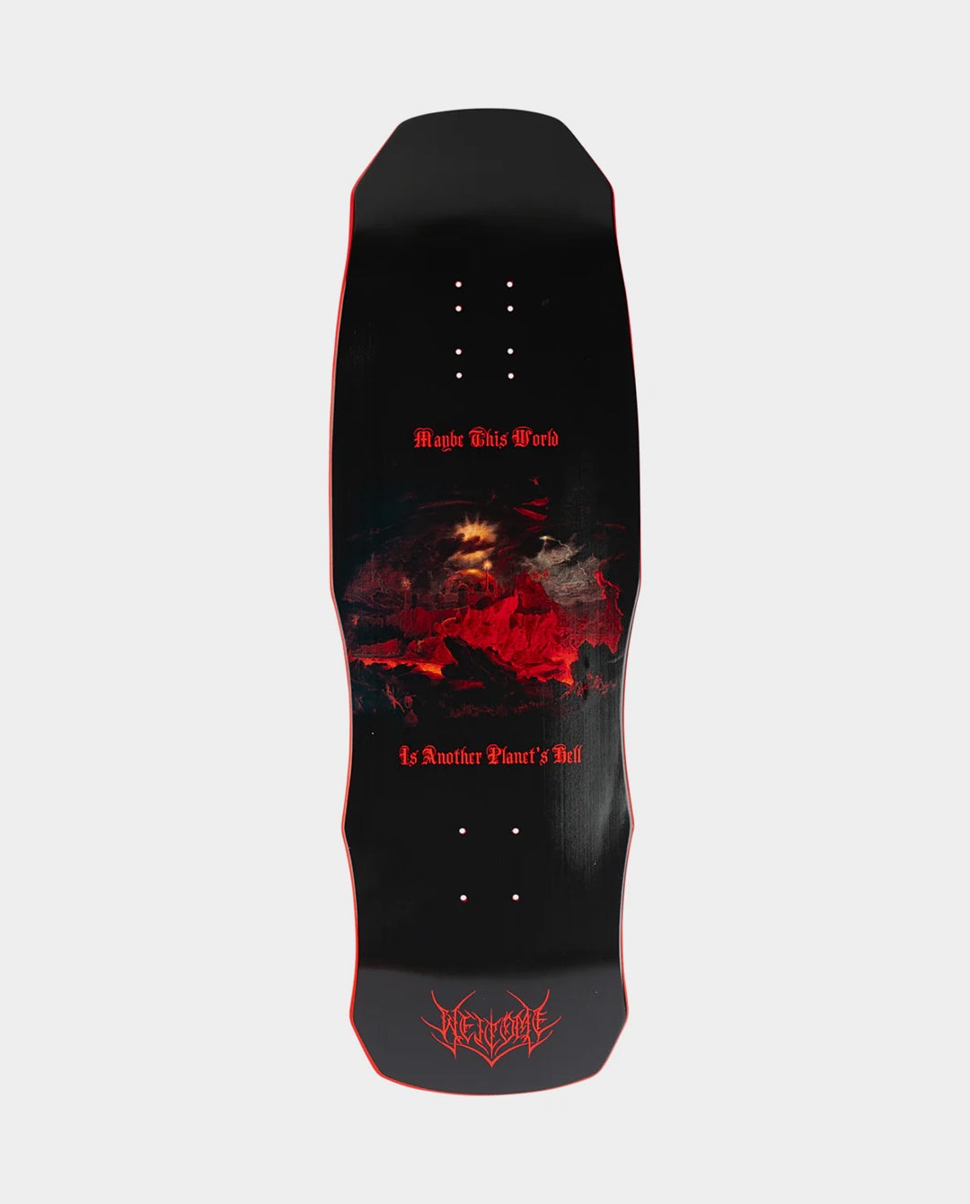 Welcome - Depths 9.85” Deck - Dark Lord Red Dip Deck Welcome