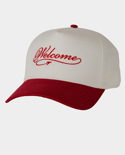 Welcome - Wicked Hat - Red/White Hats Welcome