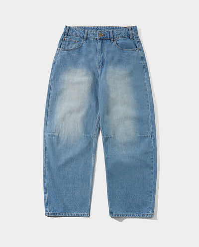 Butter Goods - Wide Cut Denim Jeans - Worn Indigo Pants Butter Goods