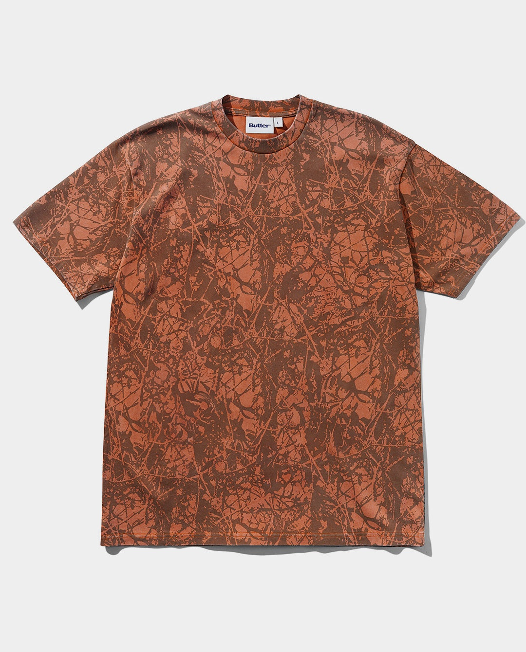 Butter Goods - Woods Camo T-Shirt - Washed Rust T-Shirts Butter Goods