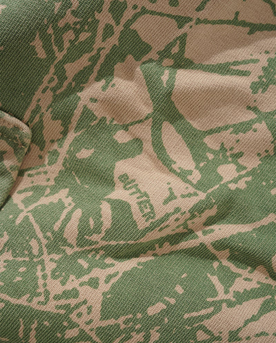 Butter Goods - Woods Camo Zip-Thru Hoodie - Washed Sage Hoodies Butter Goods