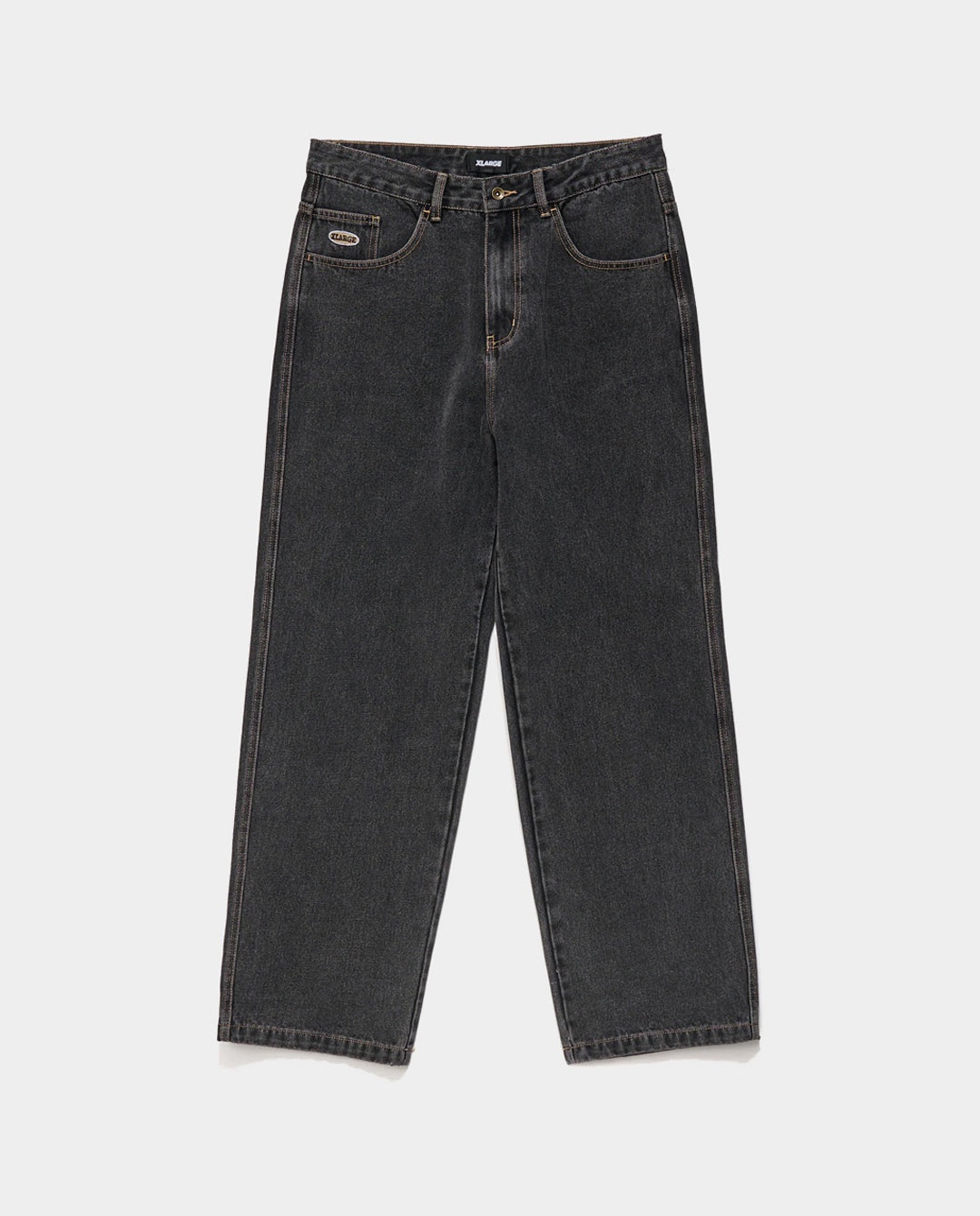 XLarge - Baggy Bull Denim 91 Pant - Washed Black Pants Xlarge