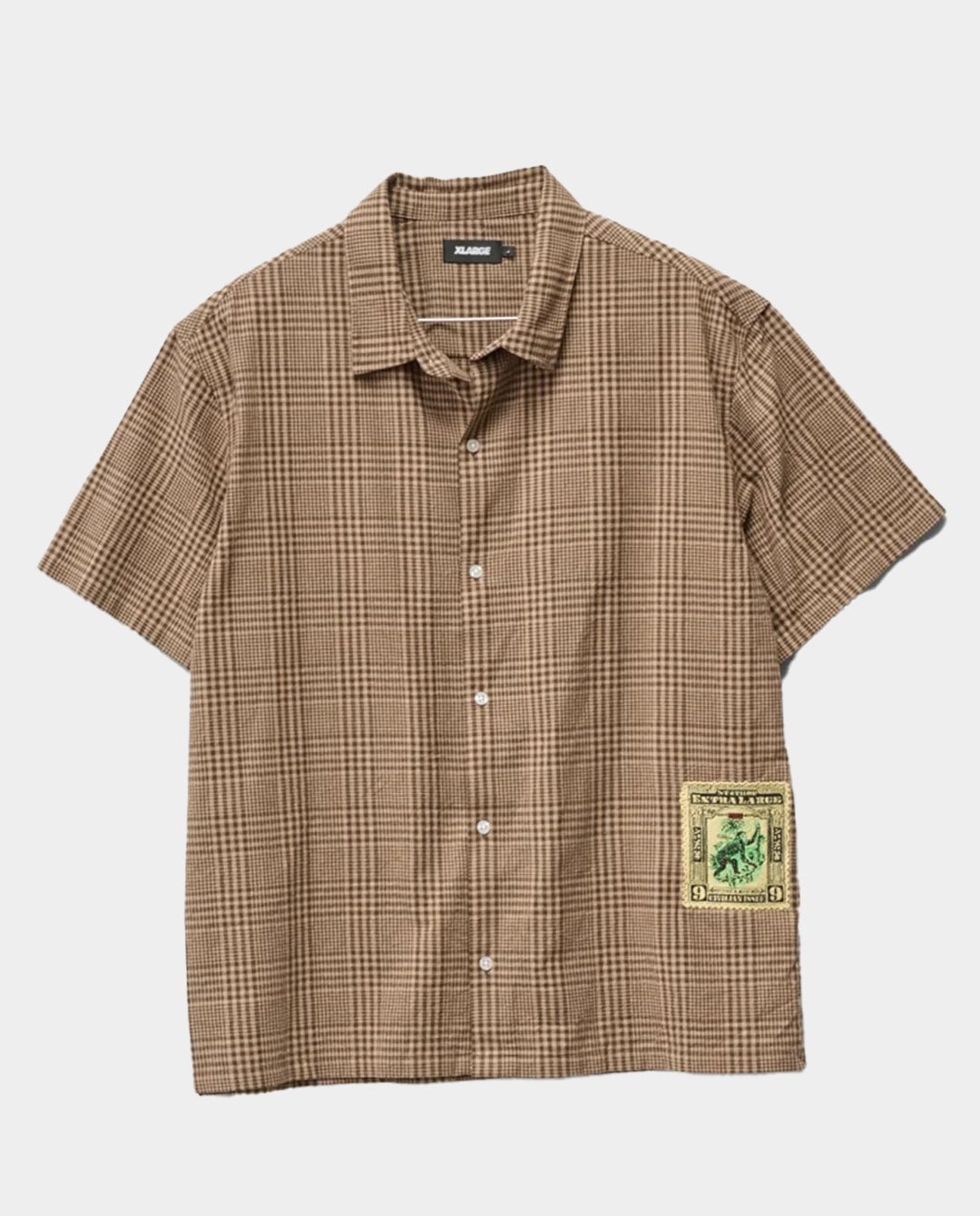 XLarge - Stamp SS Shirt - Brown Shirts Xlarge
