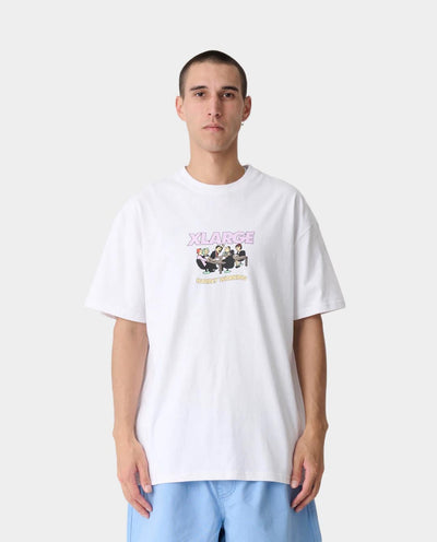 XLarge - Hardly Working T-Shirt - White T-Shirts Xlarge   