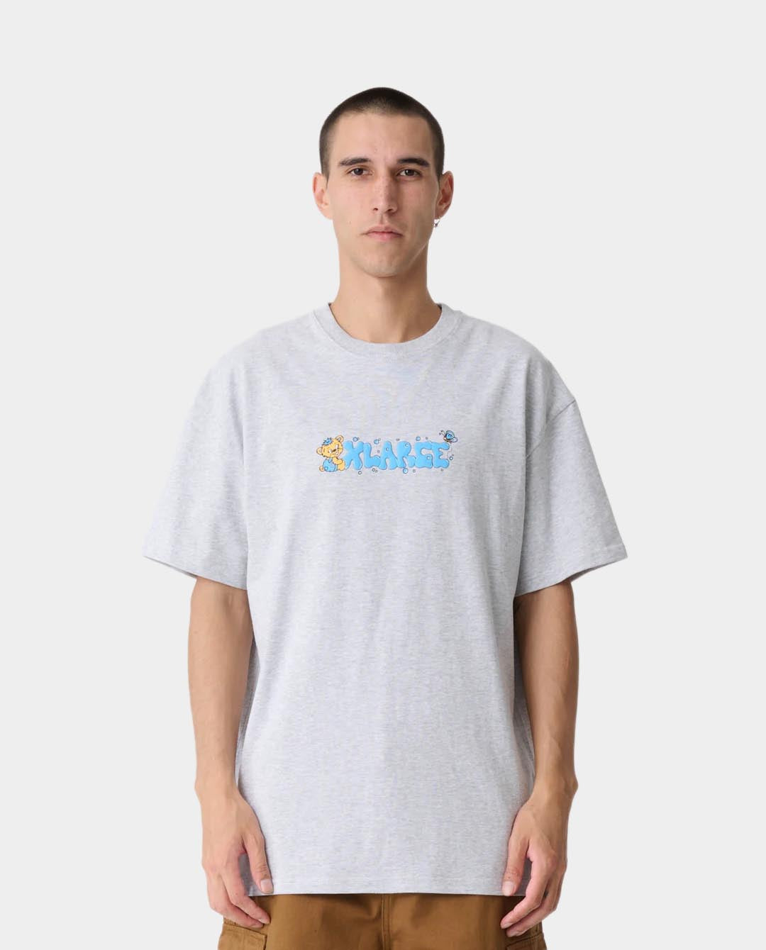 XLarge - Mad Bear T-Shirt - Ash Heather T-Shirts Xlarge   