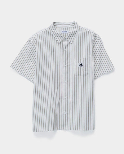 XLarge - Square Stripe Shirt - Coffee Shirts Xlarge