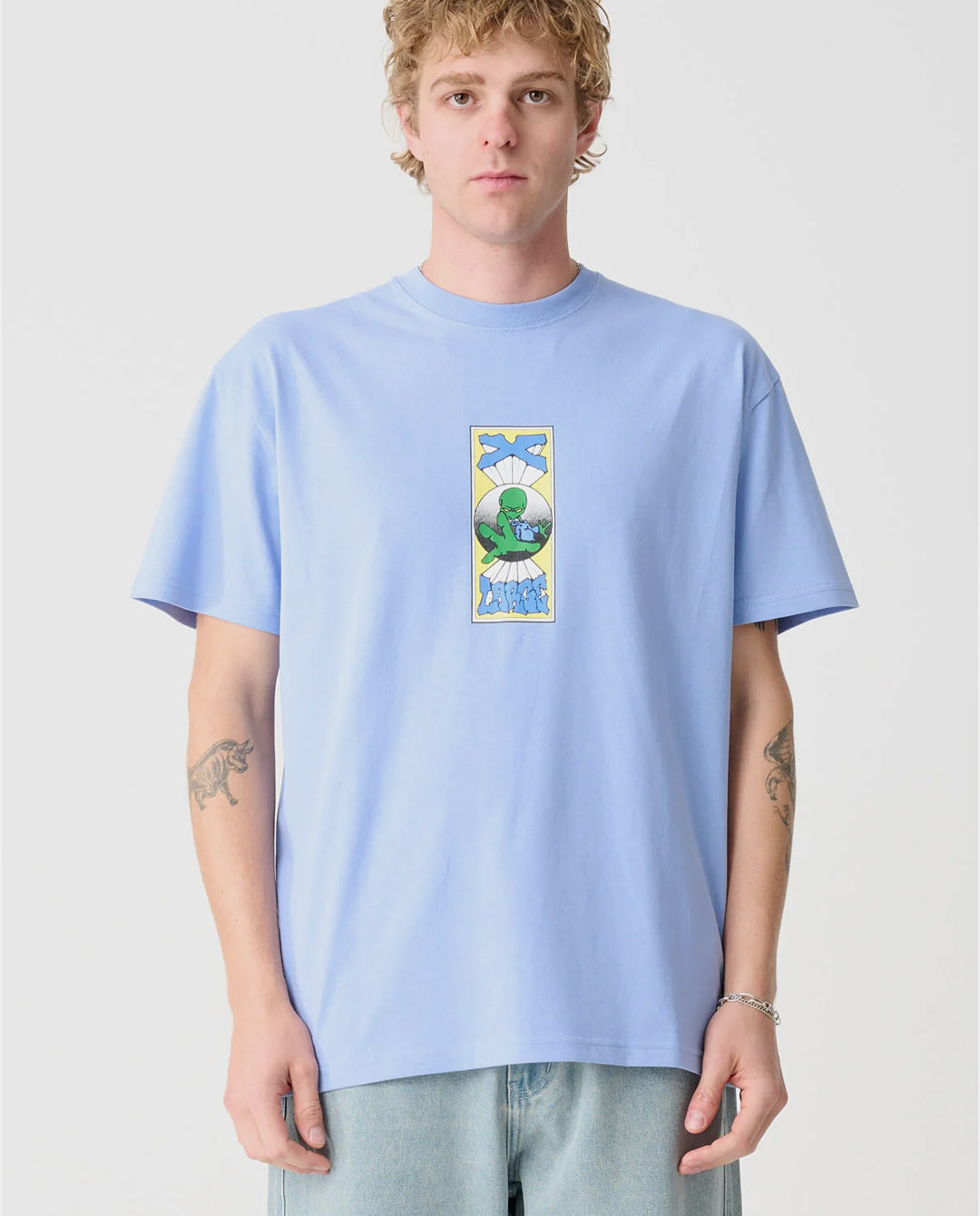 XLarge - Beam T-Shirt - Cornflower T-Shirts Xlarge