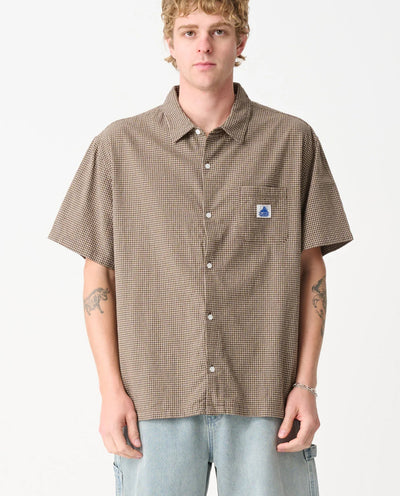 XLarge - Liam SS Shirt - Brown Shirts Xlarge
