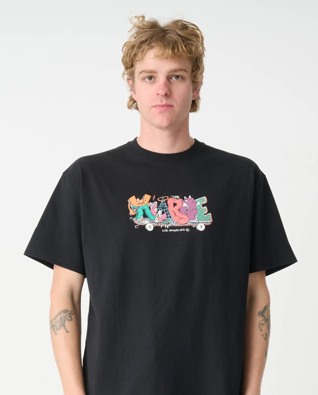 XLarge - Skateboard T-Shirt - Black T-Shirts Xlarge