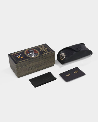 Ray-Ban x A$AP Rocky - Mega Balorama - Black with Ultra Black Lens Sunglasses Ray-Ban