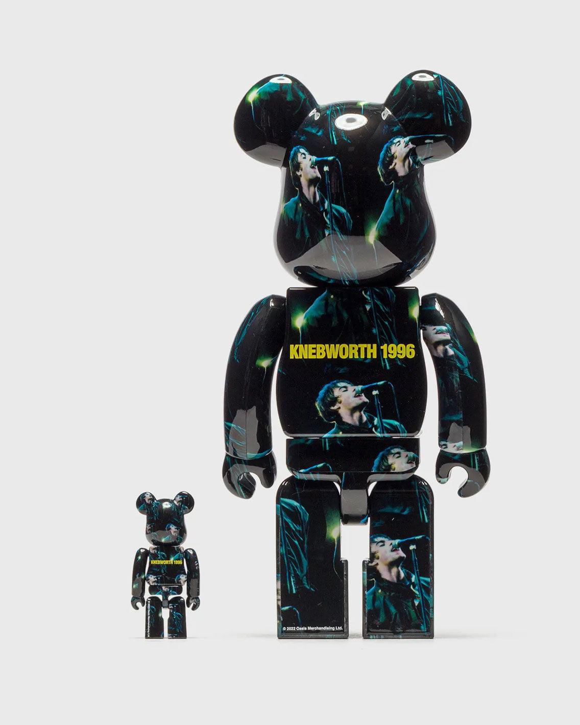 BE@RBRICK - OASIS Knebworth 1996 Liam Gallagher - 400% & 100% Set Lifestyle Medicom   
