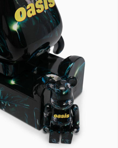 BE@RBRICK - OASIS Knebworth 1996 Liam Gallagher - 400% & 100% Set Lifestyle Medicom   