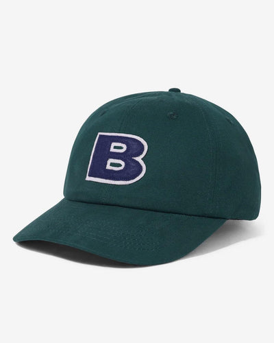 Butter Goods - B Logo 6 Panel Cap - Forest Hats Butter Goods   