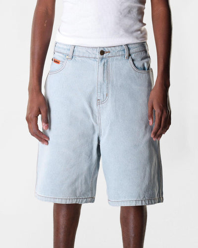 Butter Goods - Baggy Denim Shorts - Light Blue Shorts Butter Goods   