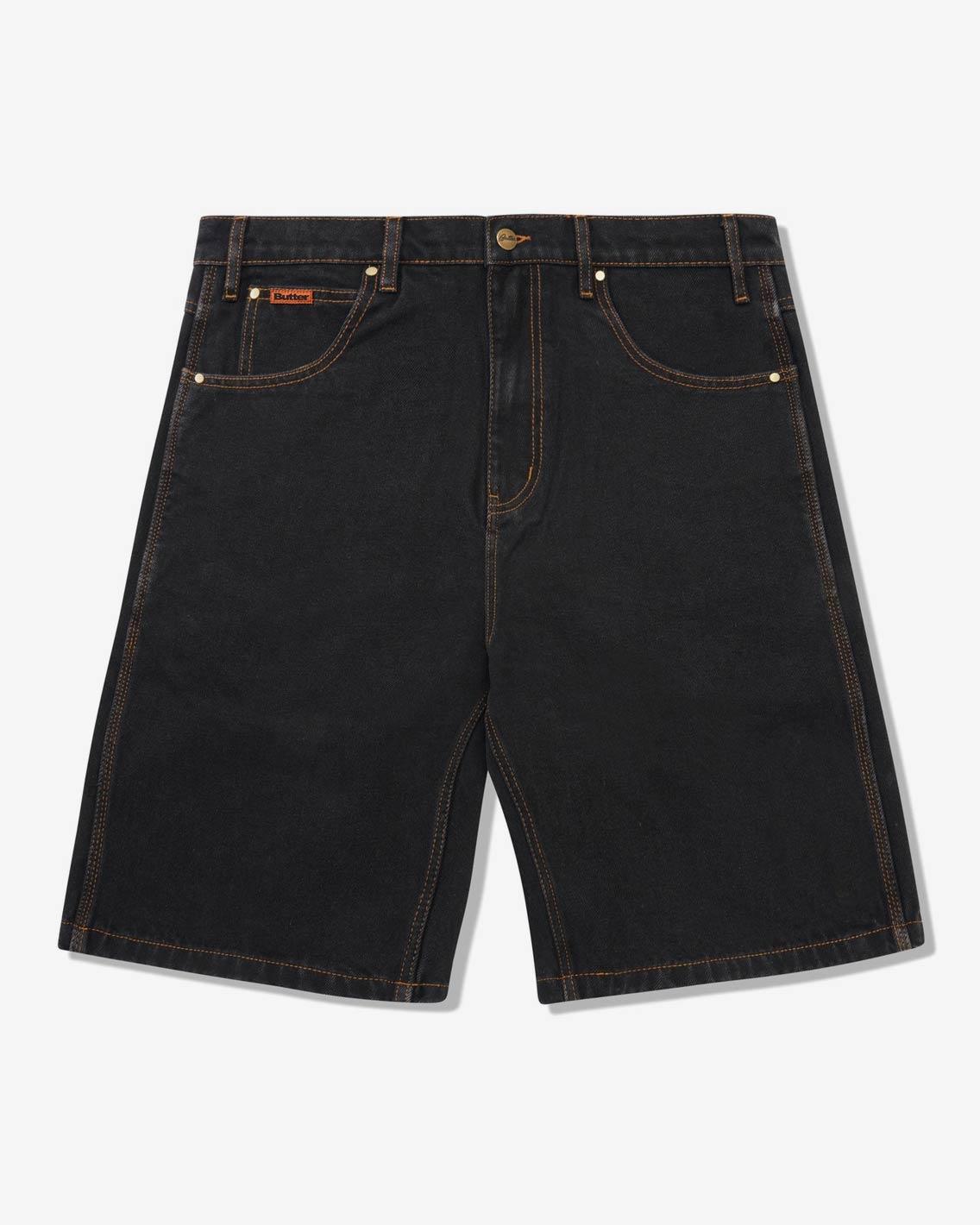 Cheap black denim shorts sales