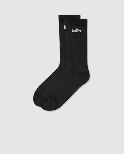 Butter Goods - Basic Socks - Black Socks Butter Goods   