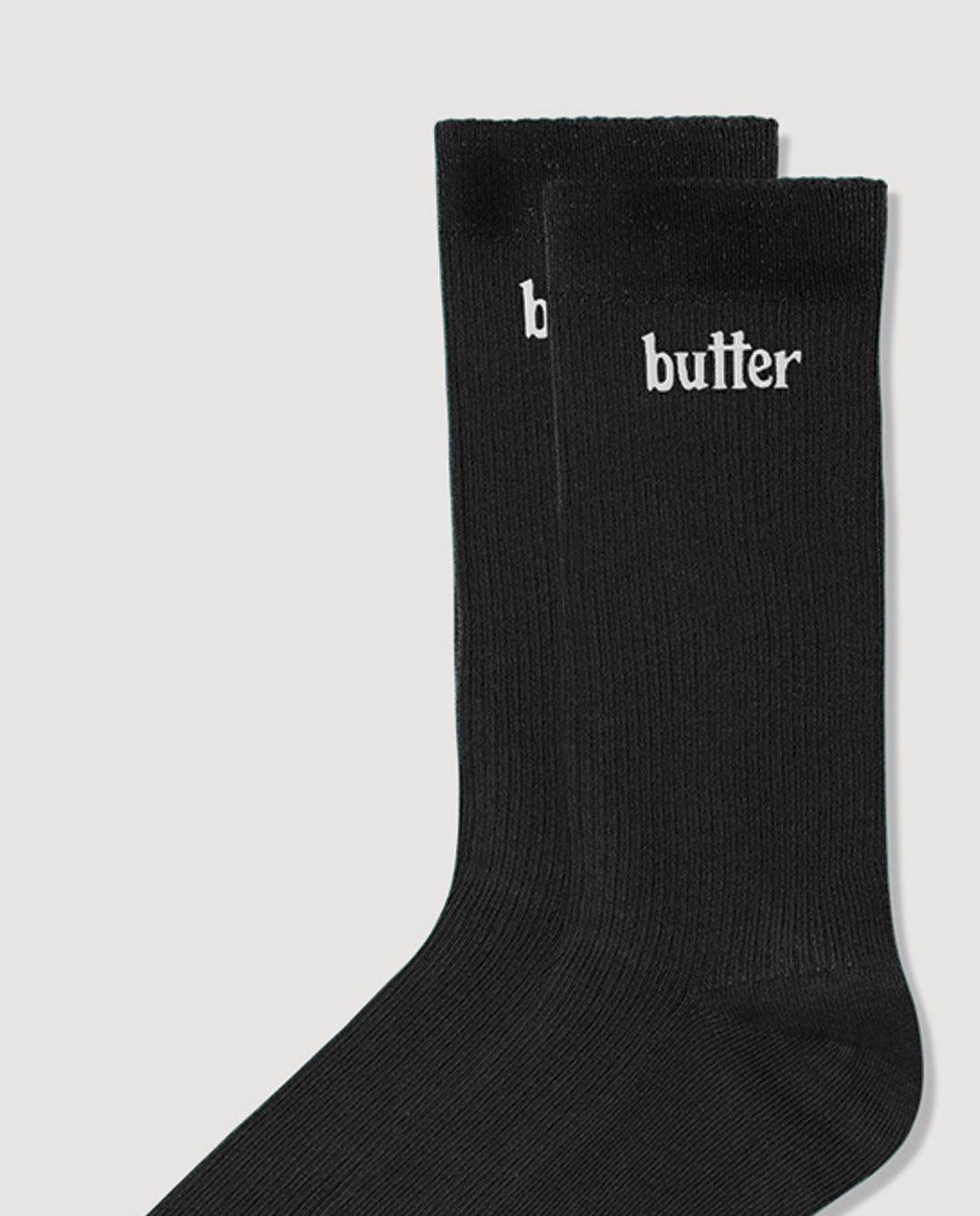 Butter Goods - Basic Socks - Black Socks Butter Goods   