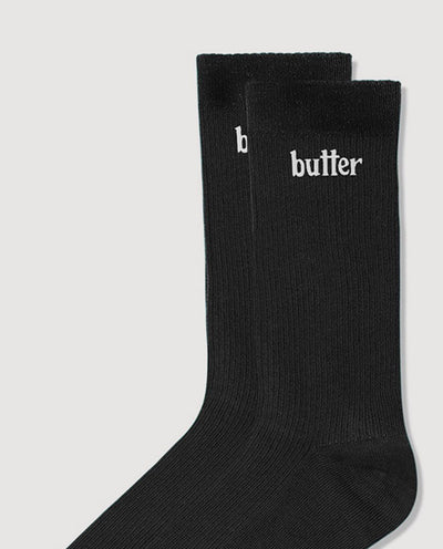 Butter Goods - Basic Socks - Black Socks Butter Goods   
