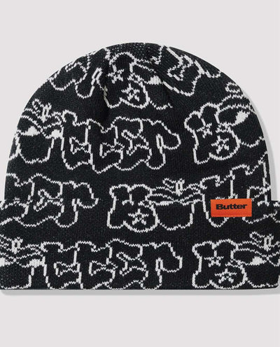 Butter Goods - Big Apple Cuff Beanie - Black Beanie Butter Goods   