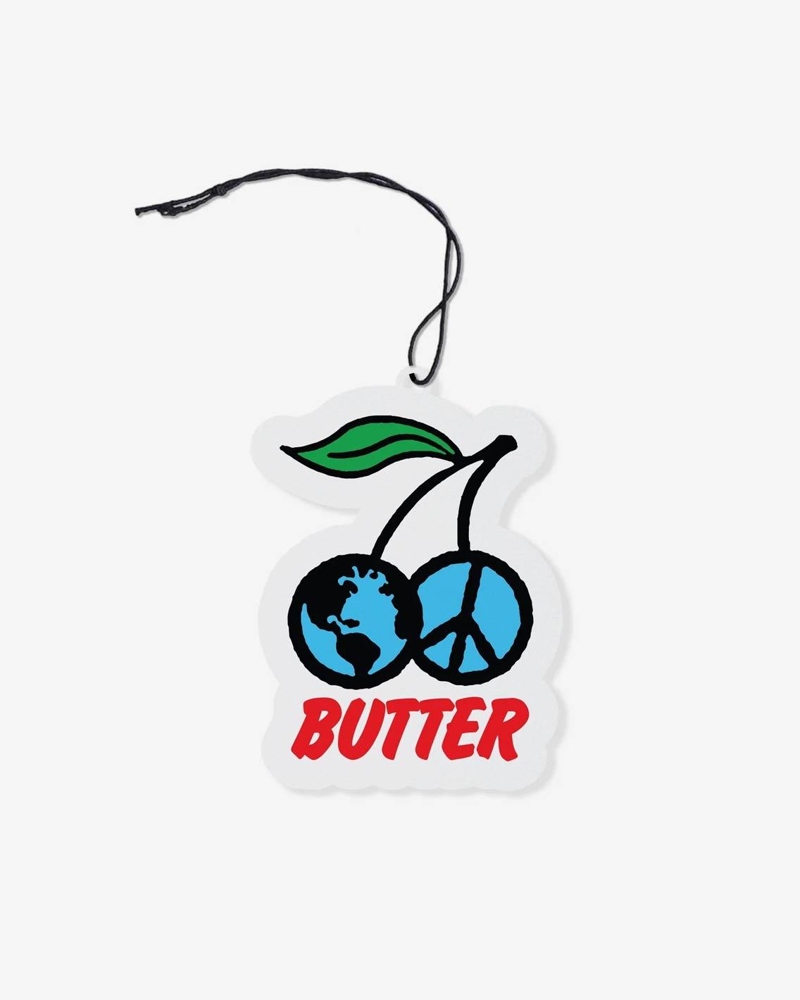 Butter Goods - Cherry Air Freshener - White Keyring Butter Goods   